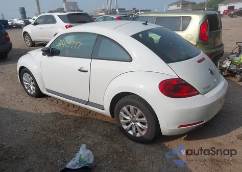 2014 Volkswagen Beetle 1.8T Entry из США, поврежденный, VIN 3VWF17AT8EM642069